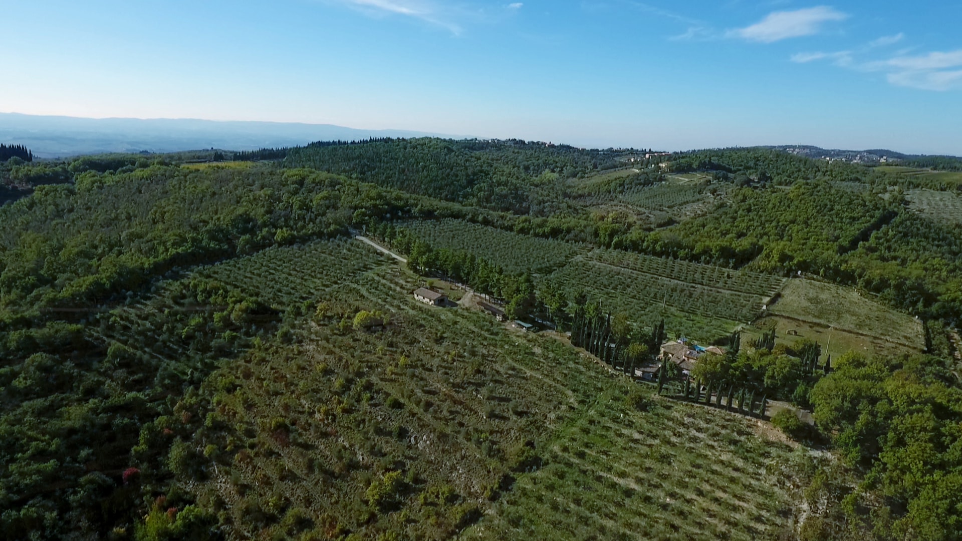 Appartamenti con piscina esterna per vacanze sulle colline del Chianti